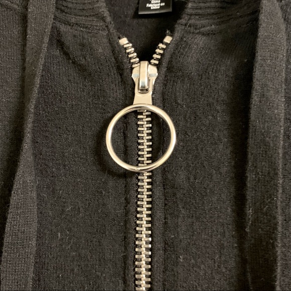 Love & Legend Black Light sweater jacket: 1X - Picture 3 of 4